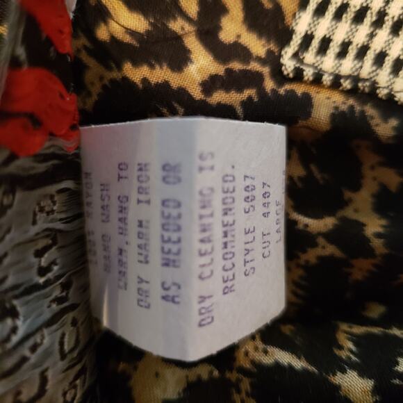 Vintage Cactus Flower Apron Dress - L - Picture 7 of 7